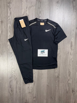 Nike OG Black Miler Tee | Nike Black Challenger Bottoms