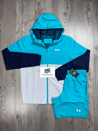 Under Armour Windrunner Set Aqua | Grey