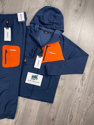 Berghaus Full Zip Obsidian, Bright Orange Tracksuit