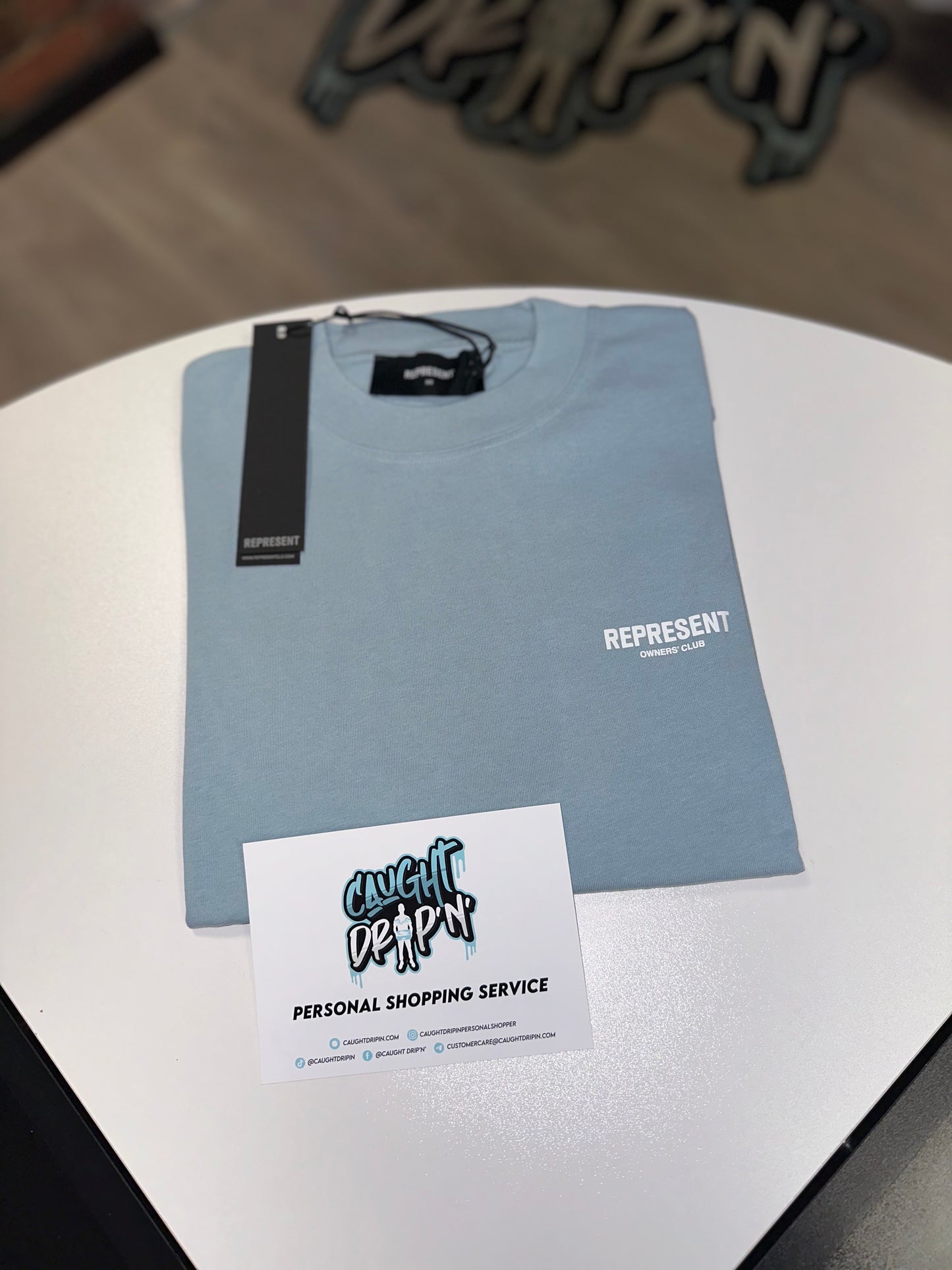 Represent Owners Club Powder Blue Tee