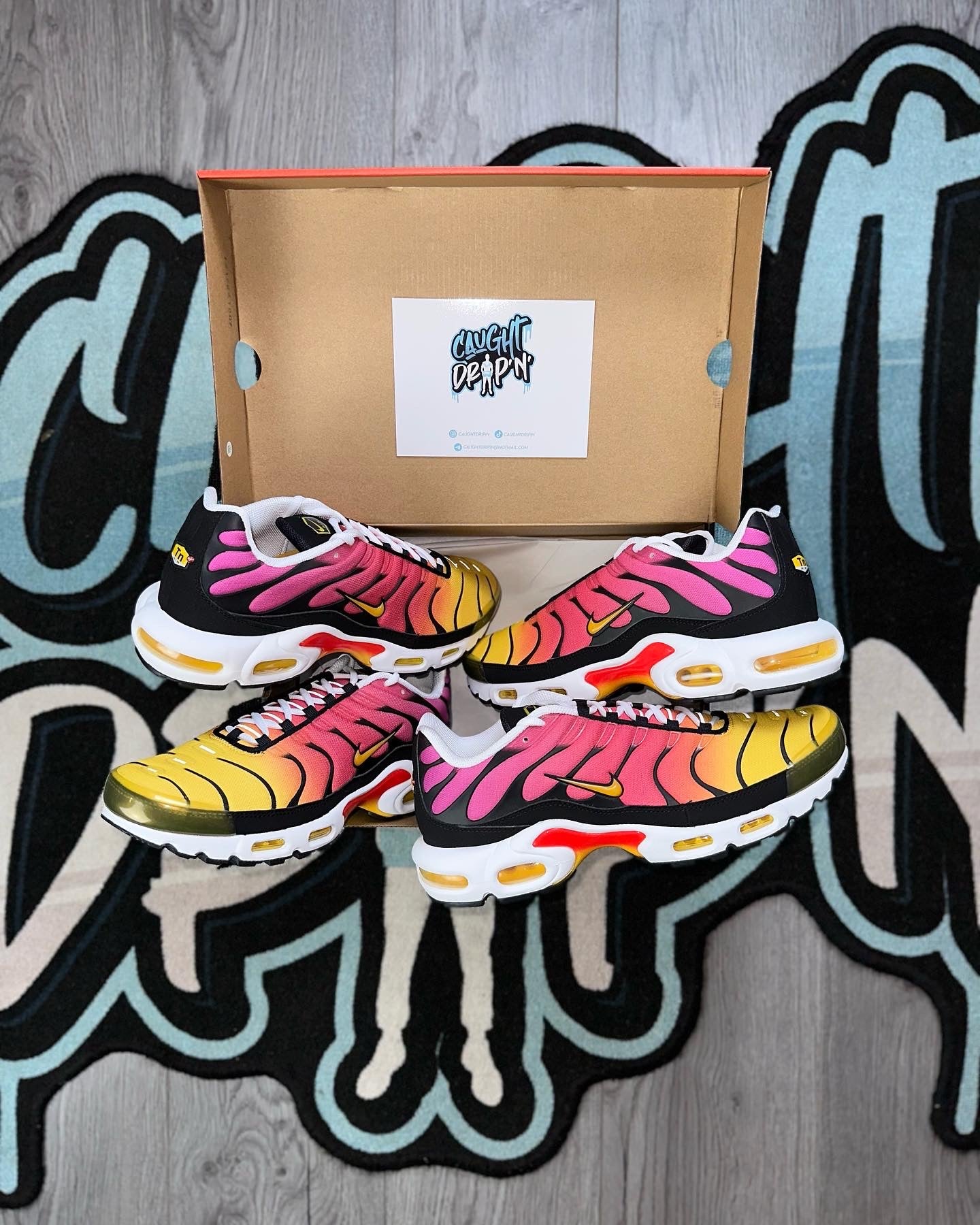 Nike Air Max Plus TN Raspberry Red | Sulphur Yellow – Caught Drip'N'