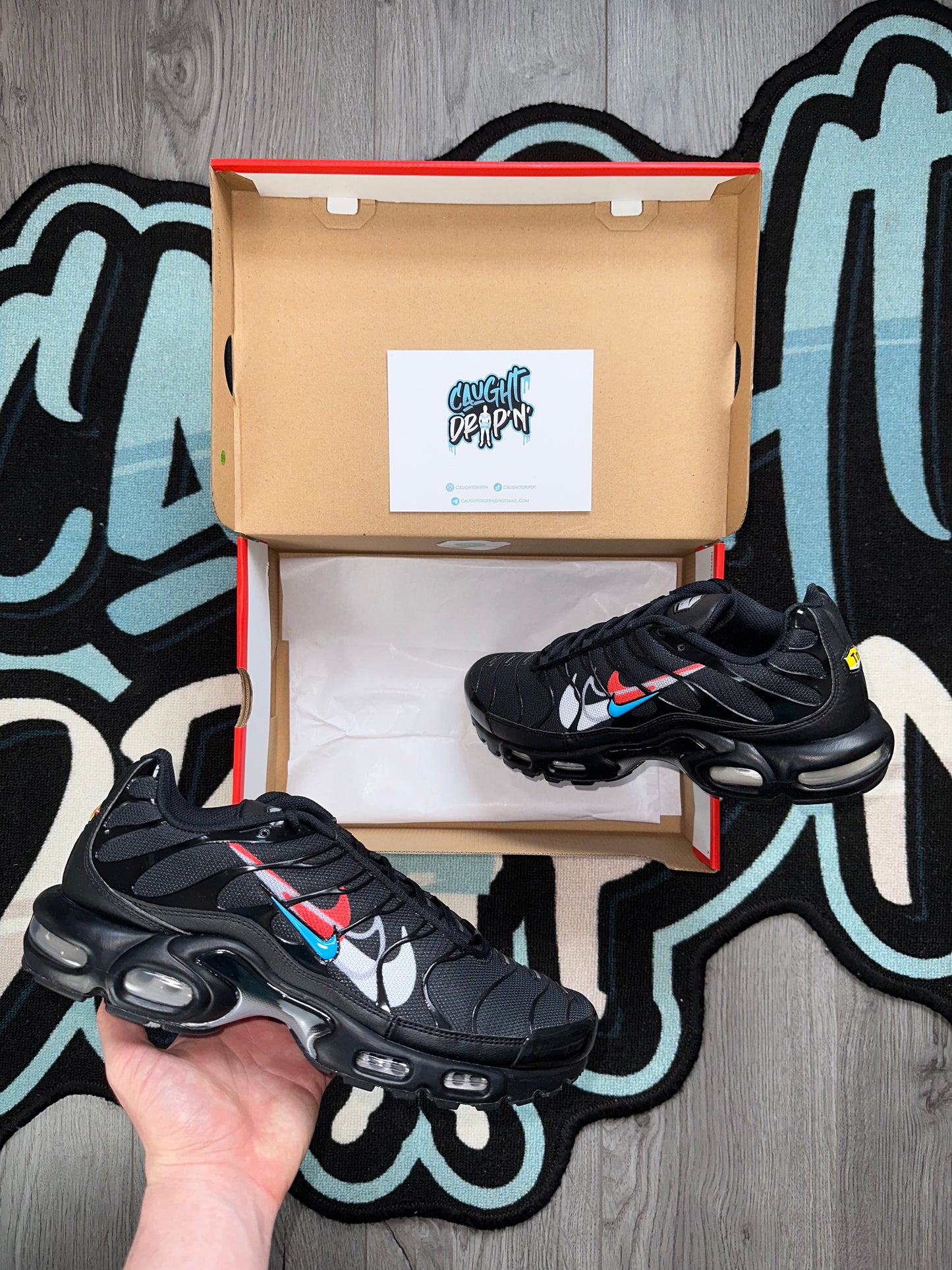 Nike Air Max Plus TN Black | Multi Swoosh