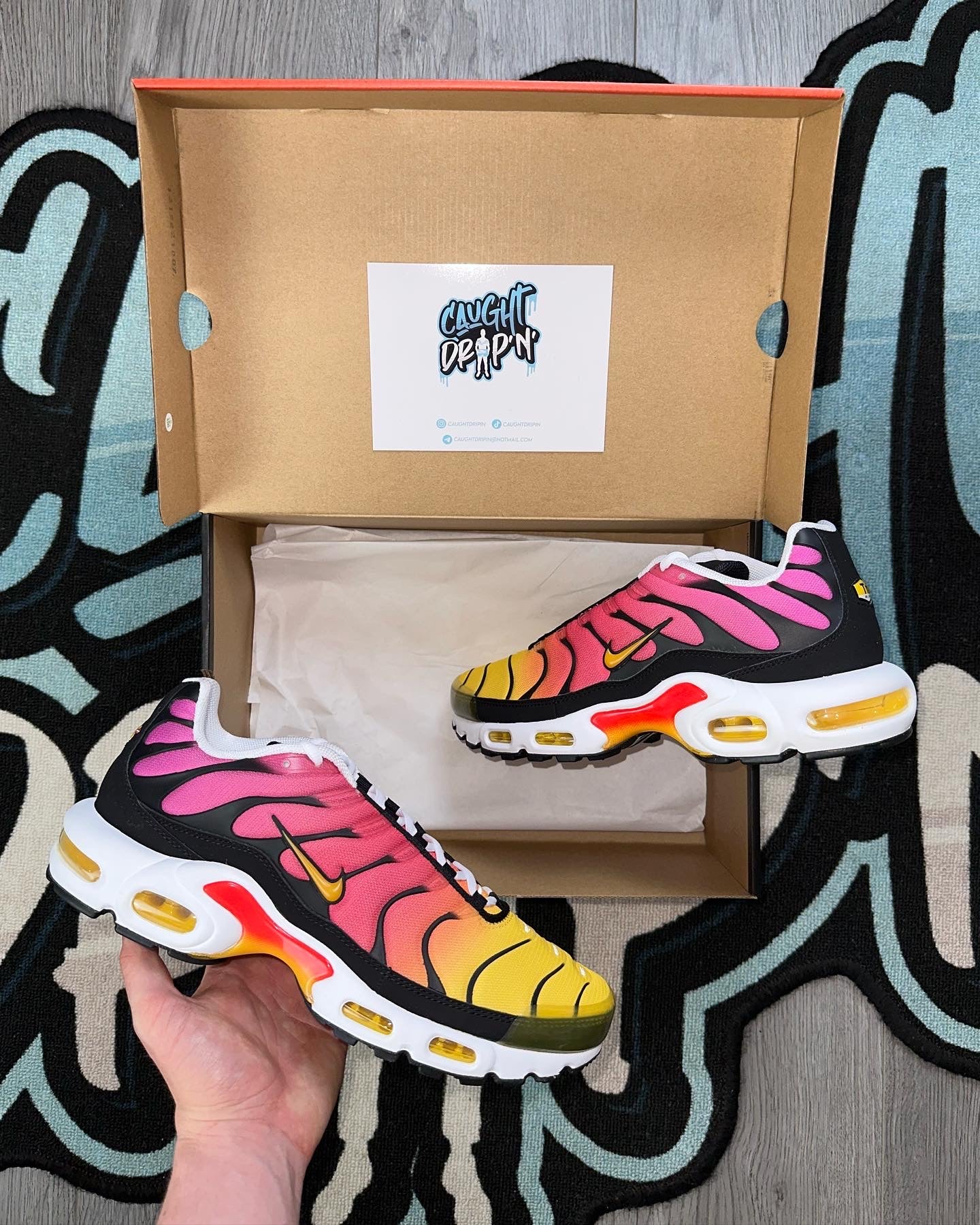 Nike Air Max Plus TN Raspberry Red | Sulphur Yellow – Caught Drip'N'