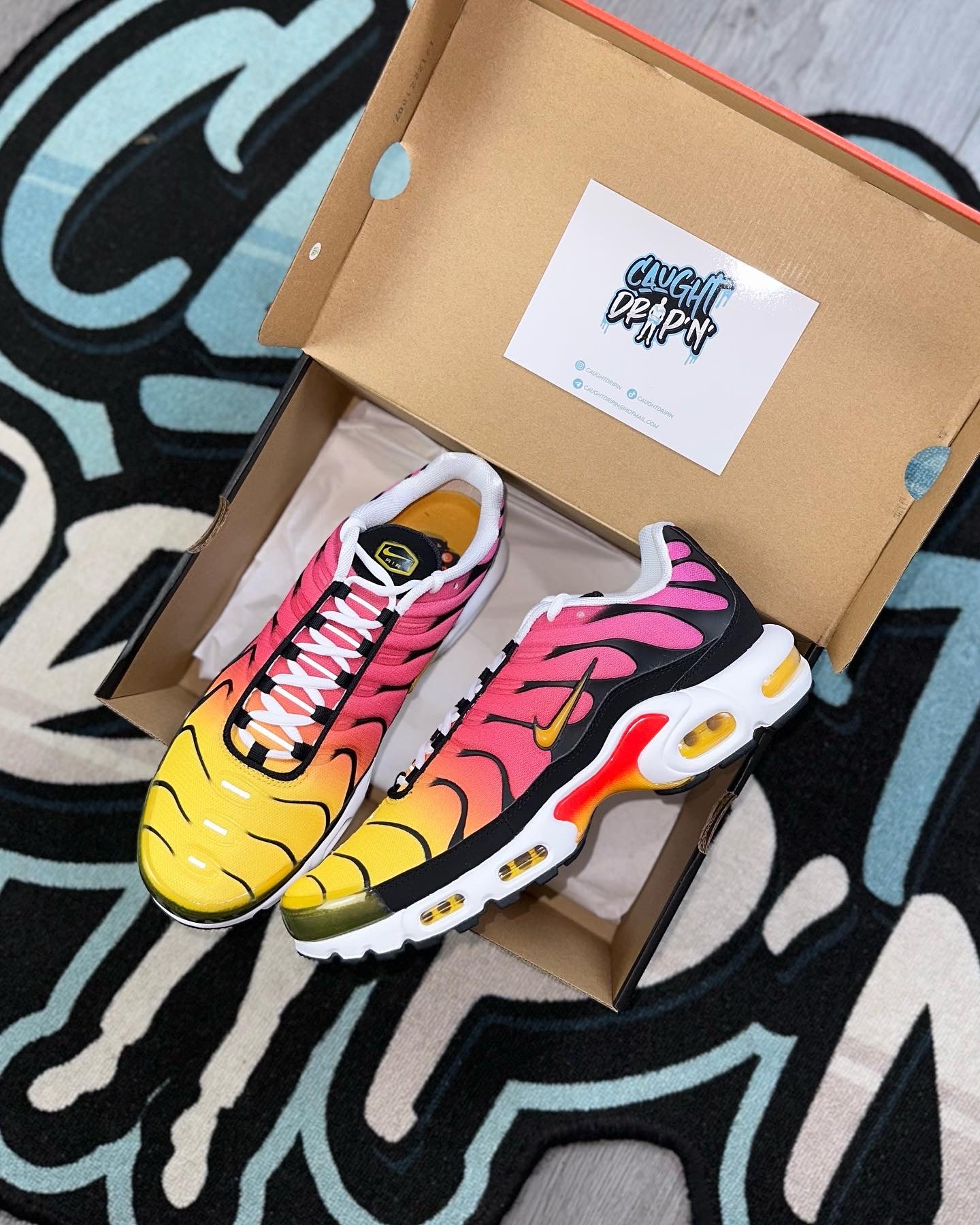 Nike Air Max Plus TN Raspberry Red | Sulphur Yellow – Caught Drip'N'