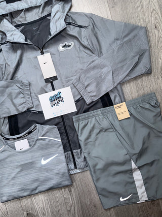 Nike 3 Piece Wildrun Windrunner Grey Set