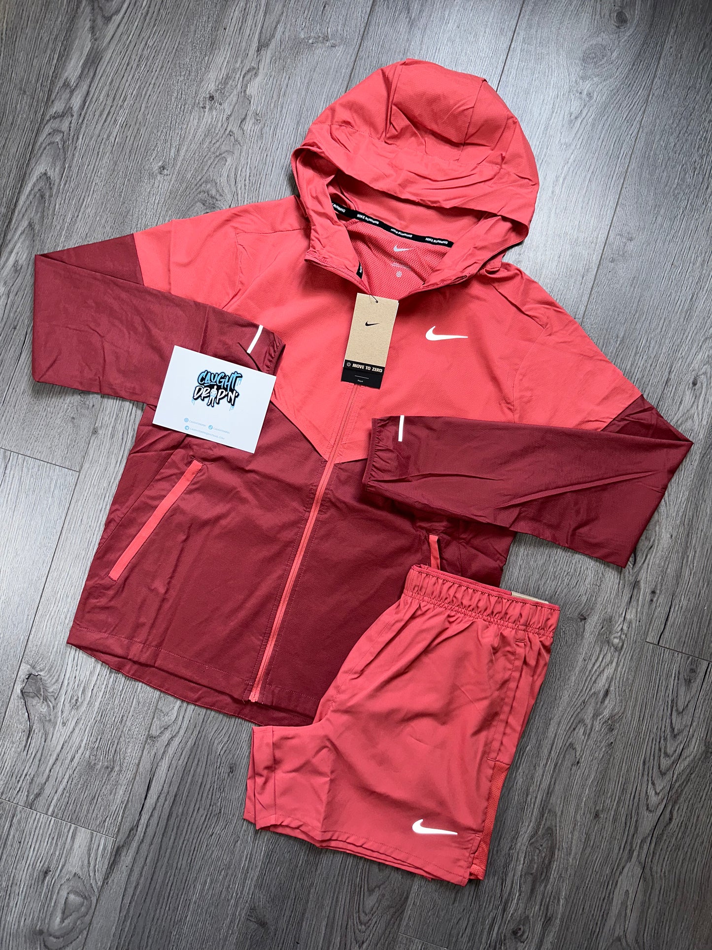Nike Adobe Red Windrunner Set