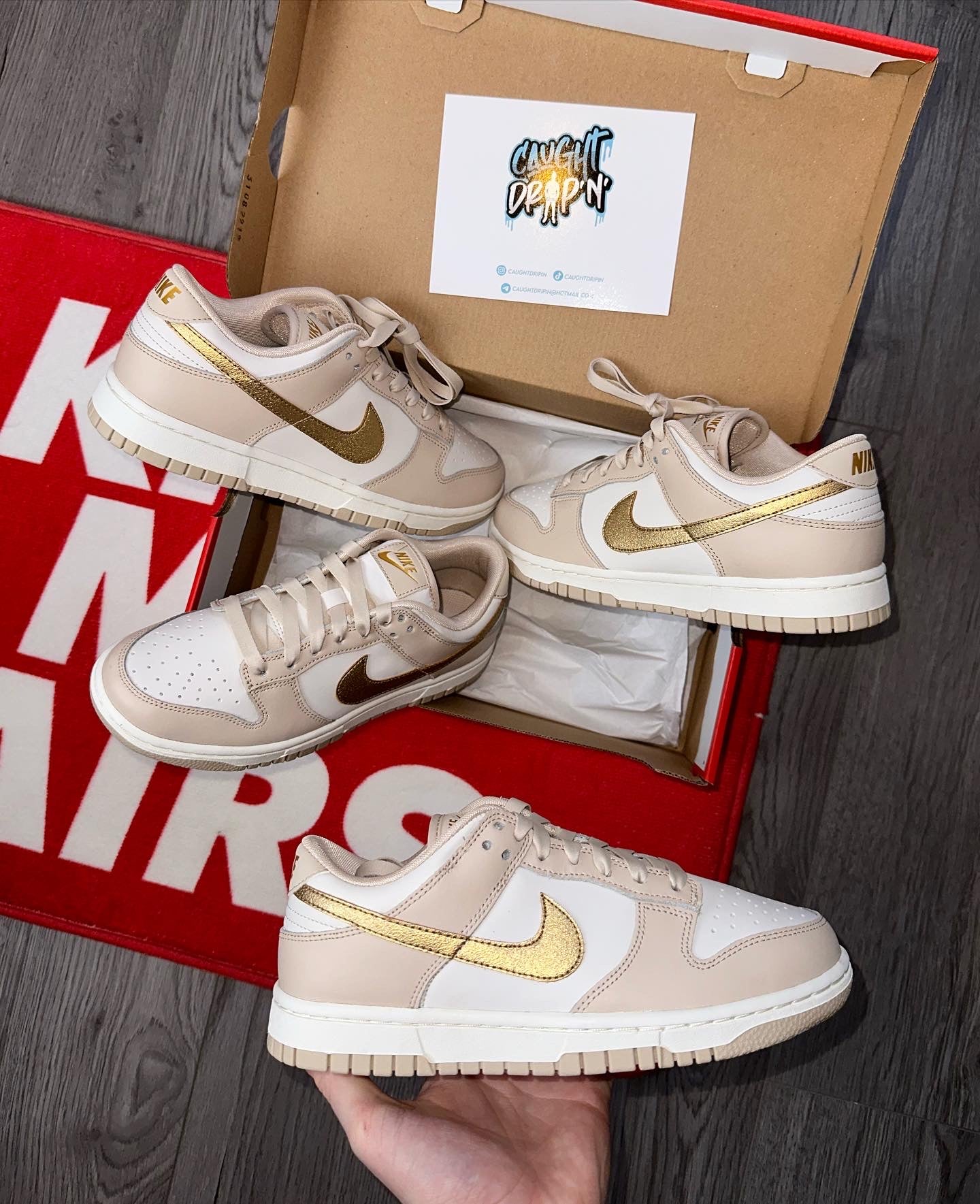 Nike golden swoosh Clearance