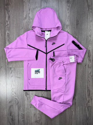 Nike Tech Fleece Tracksuit Violet Shock