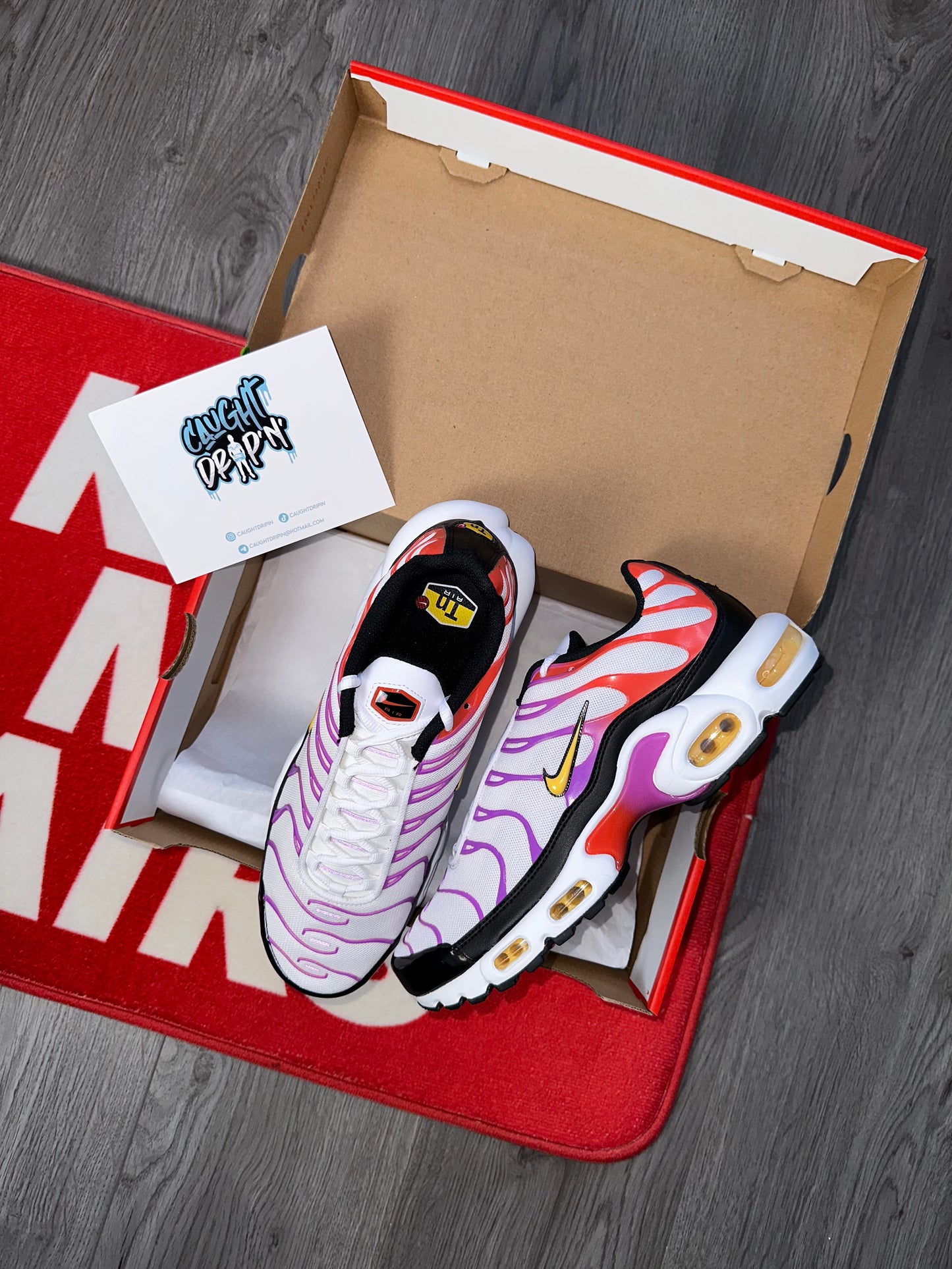 Nike Air Max Plus TN White/Purple Pulse