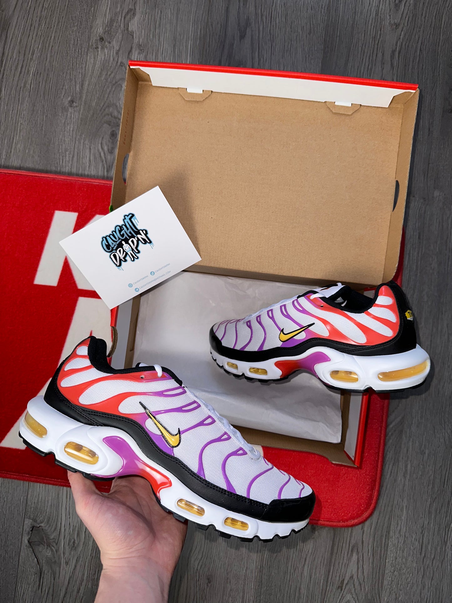 Nike Air Max Plus TN White/Purple Pulse