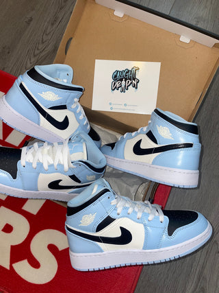 Jordan 1 Mid Ice Blue GS