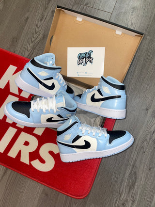 Jordan 1 Mid Ice Blue GS