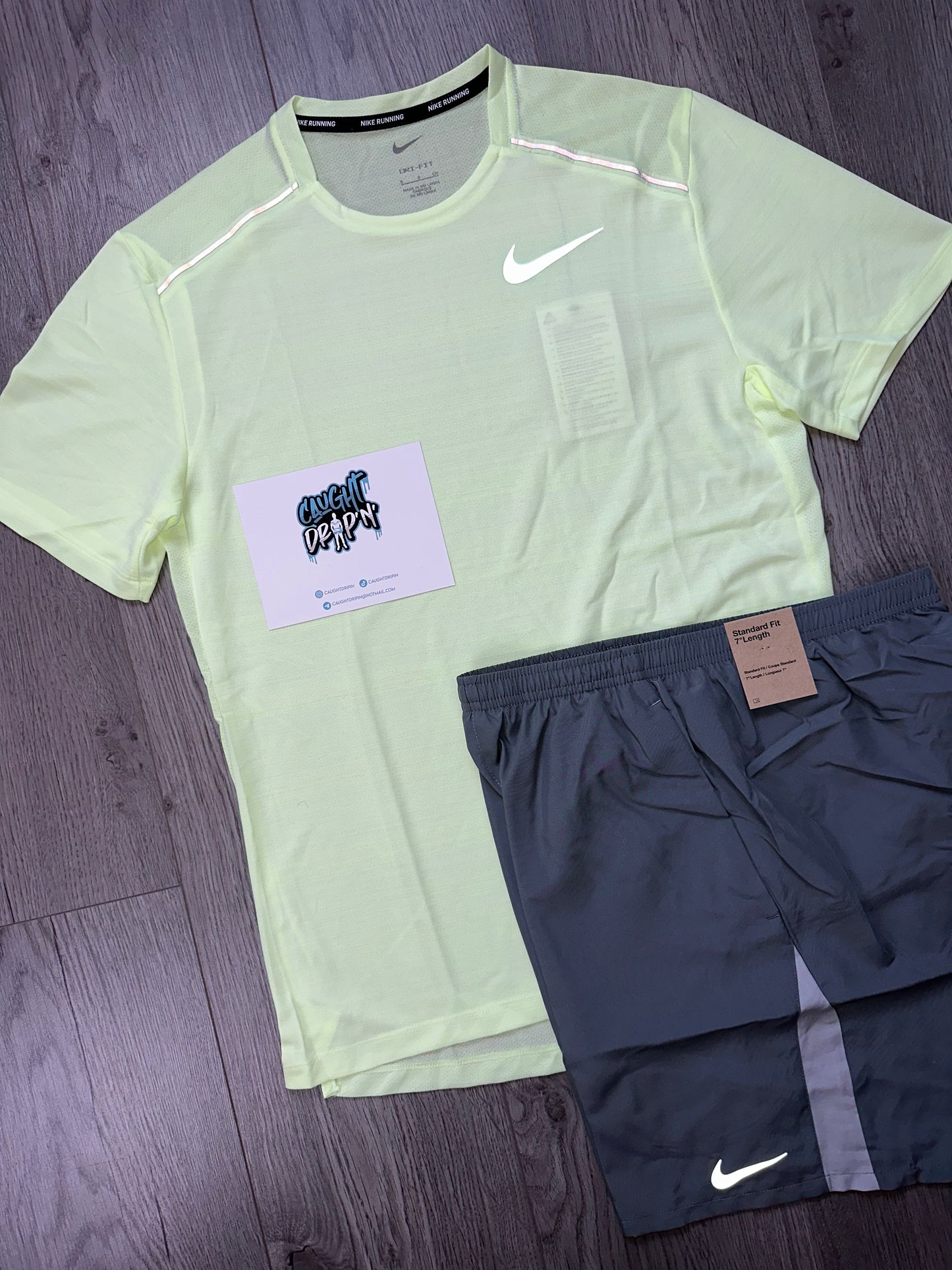OG Nike Miler Light Lime Set